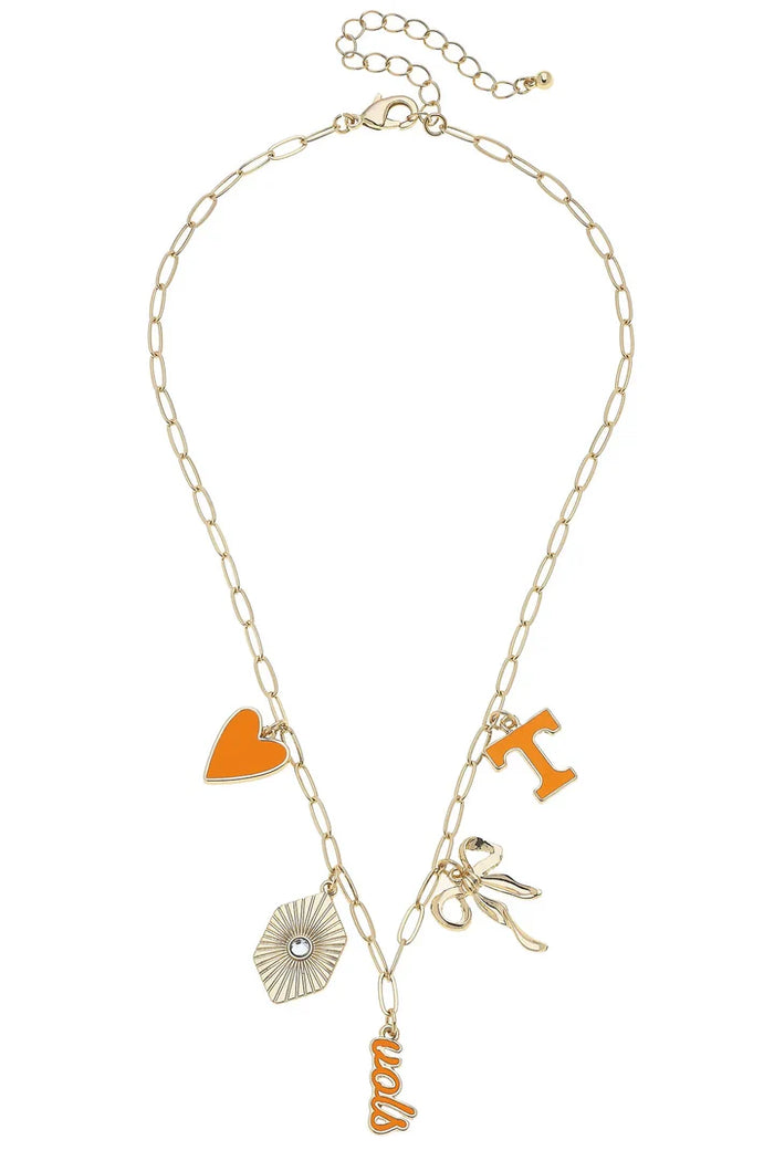 Tennessee Vols Paper Clip Charm Collector Necklace