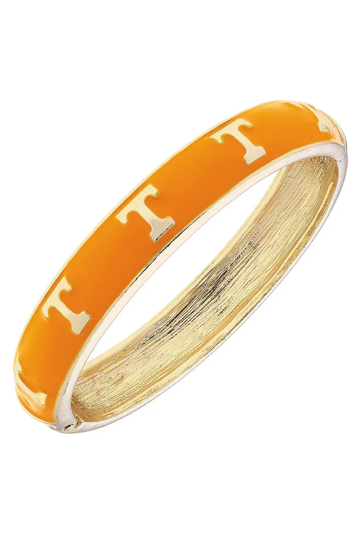 Tennessee Vols Sculpted Enamel Logo Hinge Bangle