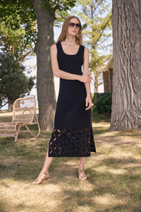 Cut-Out Sheath Midi Dress