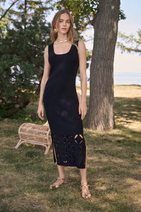 Cut-Out Sheath Midi Dress