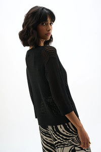 Acrylic Blend Open Stitch Sweater