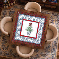 Tartan Toile Noël Mahjong Mat