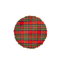 Royal Tartan Enameled Pedestal Stand Large