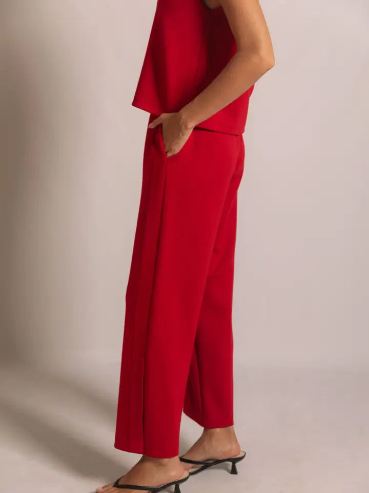 Butter Modal Side Binding Wide Leg Pants