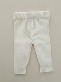 Classic Ribbed Set | Milk  0-3 Mos.