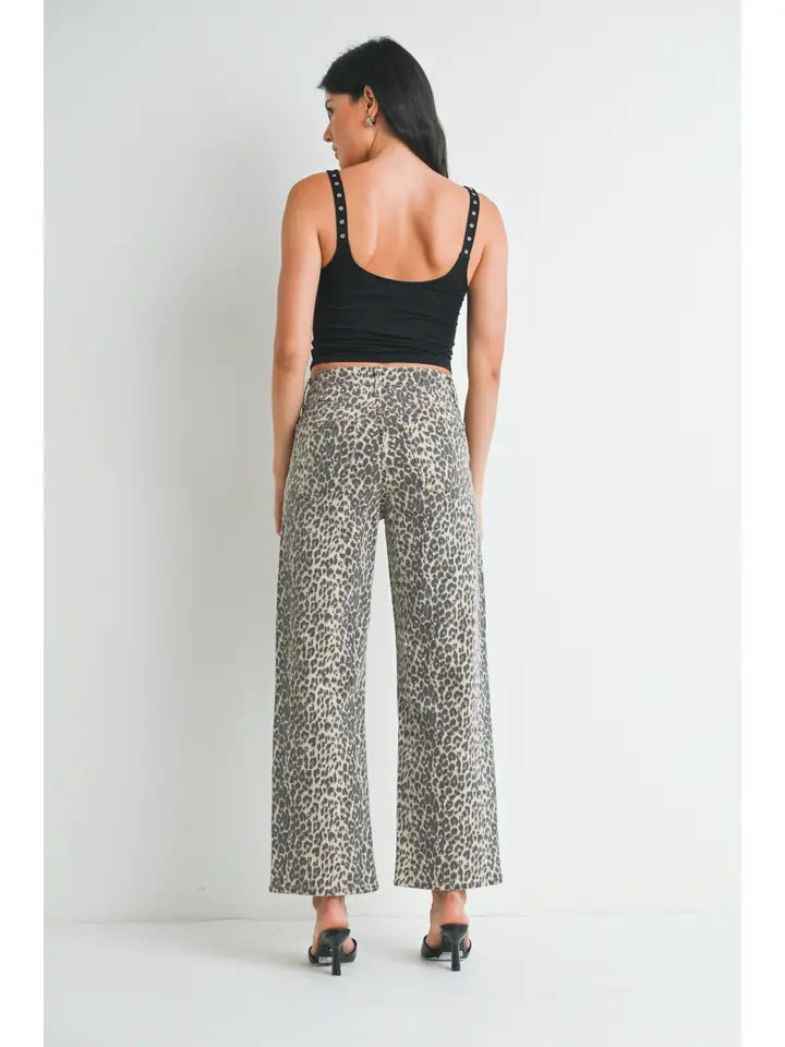Leopard - Hr Vintage Straight Jeans
