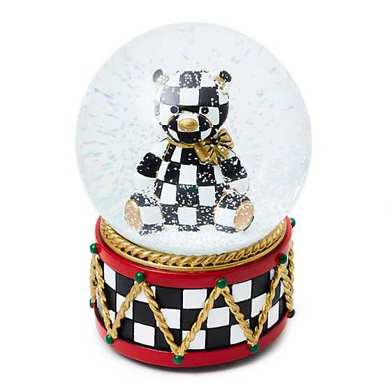 Courtly Bear Snow Globe