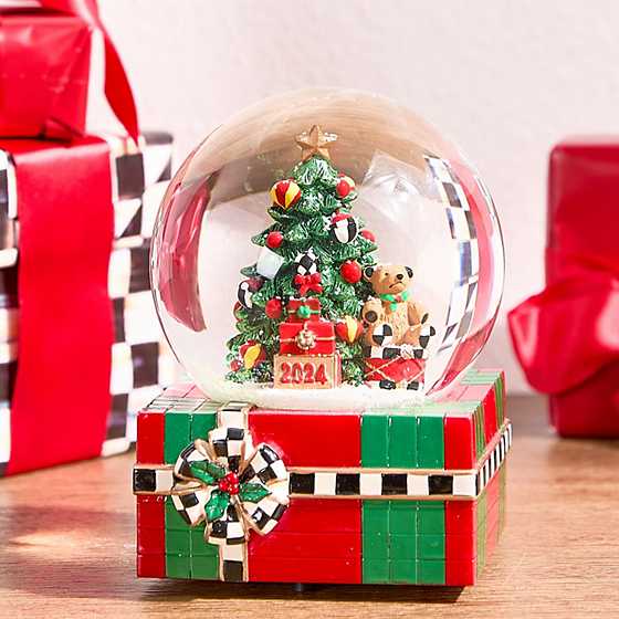 Gifts Under the Tree 2024 Snow Globe