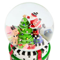 Candy Cottage Nutcracker Snow Globe