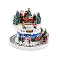 Musical Ice Skating Winter Scene