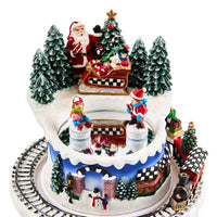 Musical Ice Skating Winter Scene