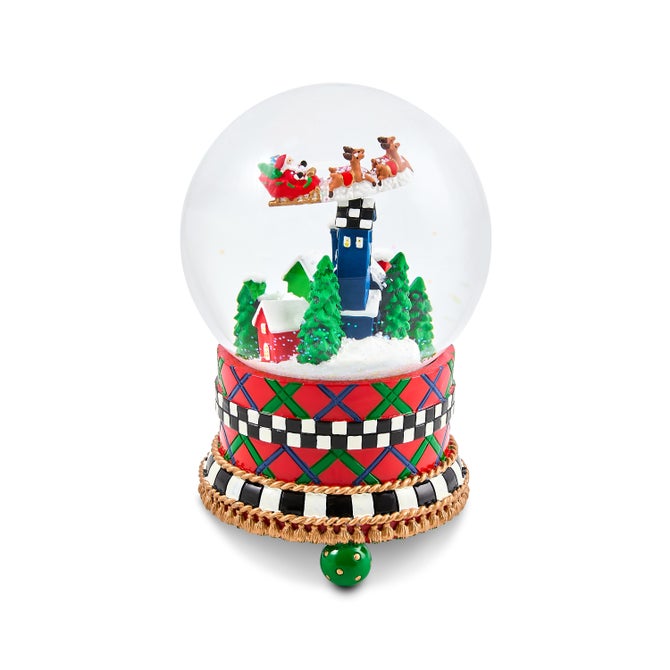Tartan Village Snow Globe