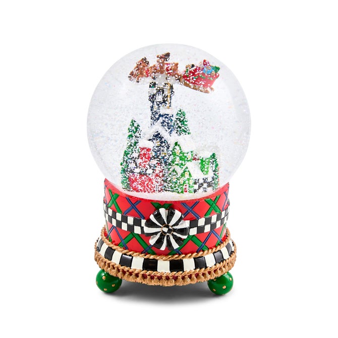 Tartan Village Snow Globe