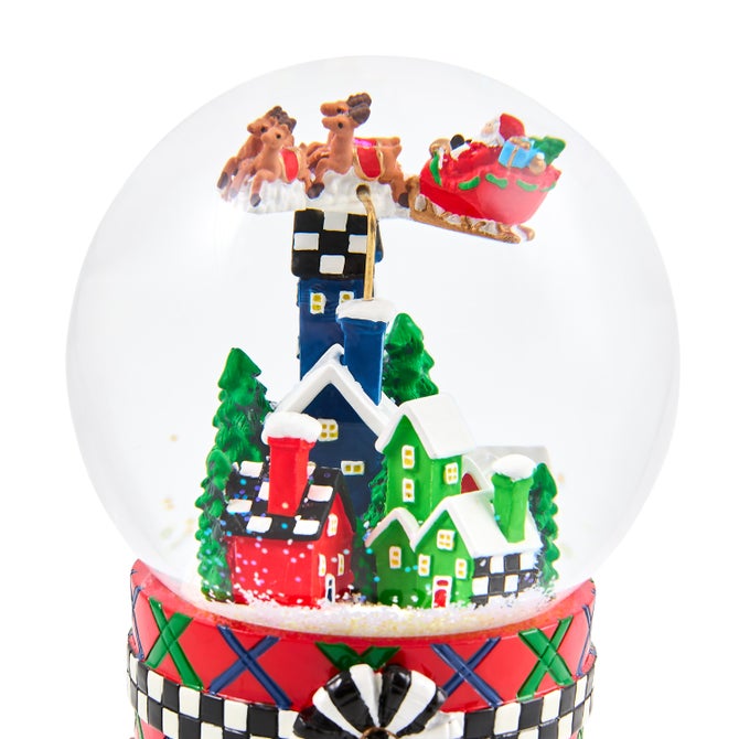 Tartan Village Snow Globe