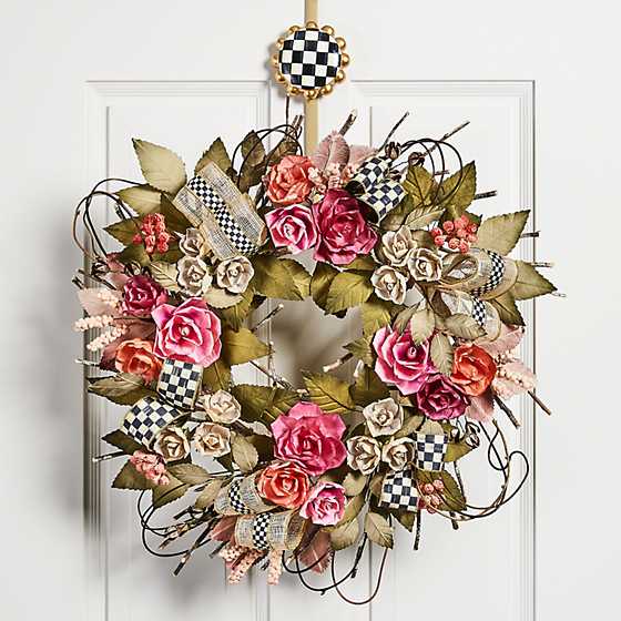 Courtly Check Wreath Hanger