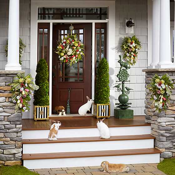 Courtly Check Wreath Hanger