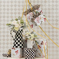 Courtly Check Gift Wrap, Set of 2