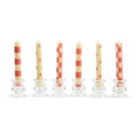 Pink Mini Dinner Candles, Set of 6