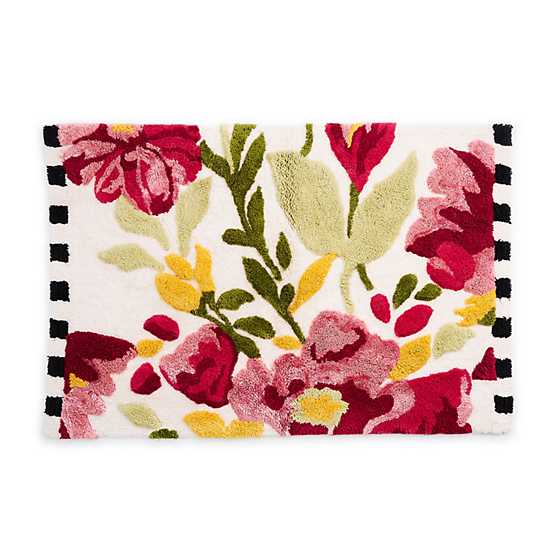 Spring Floral Bath Rug