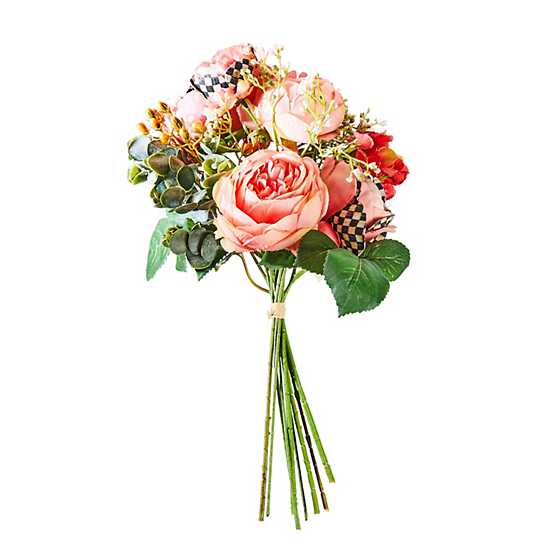 Peach Ranunculus & Rose Bouquet