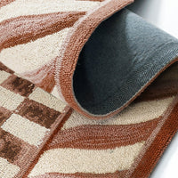 Mocha Check 2' x 3' Rug