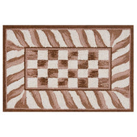 Mocha Check 2' x 3' Rug