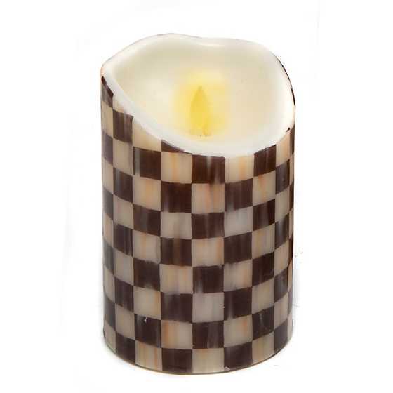 Courtly Check Flicker 6" Pillar Candle