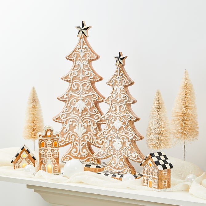 Gingerbread Illuminated Mini Houses, Set of 3