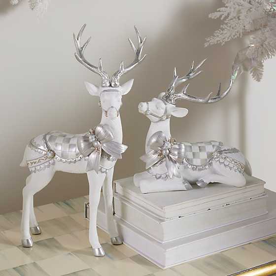 Crystal Palace Standing White Deer