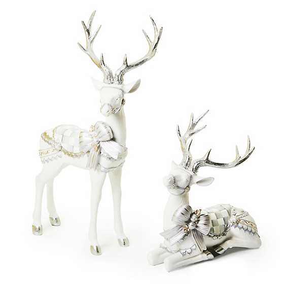 Crystal Palace Standing White Deer