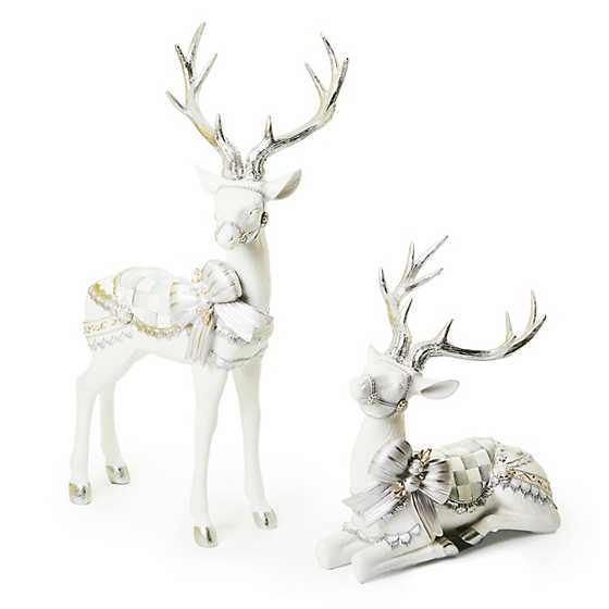 Crystal Palace Resting White Deer