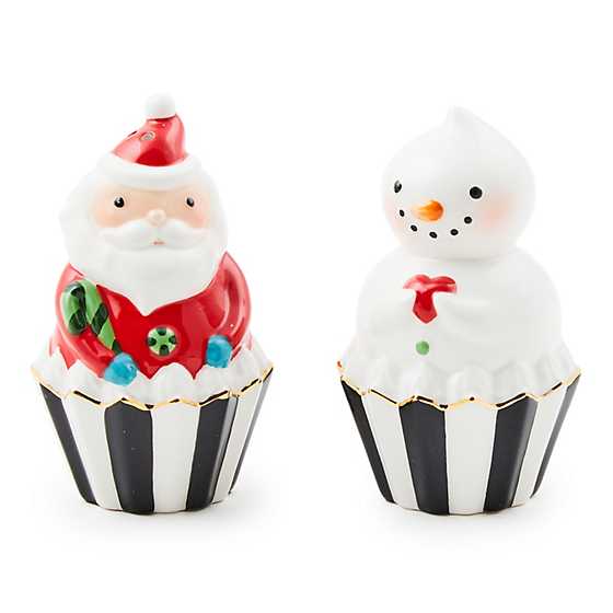 Bake Shop Santa & Snowman Salt & Pepper Se