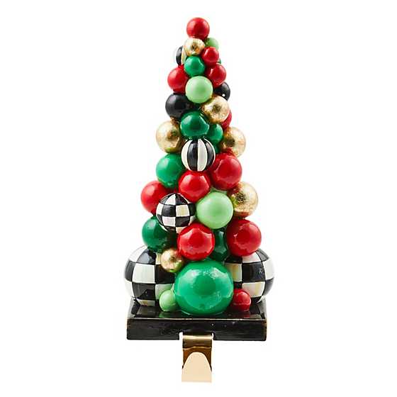 Cozy Christmas Bauble Tree Stocking Hook