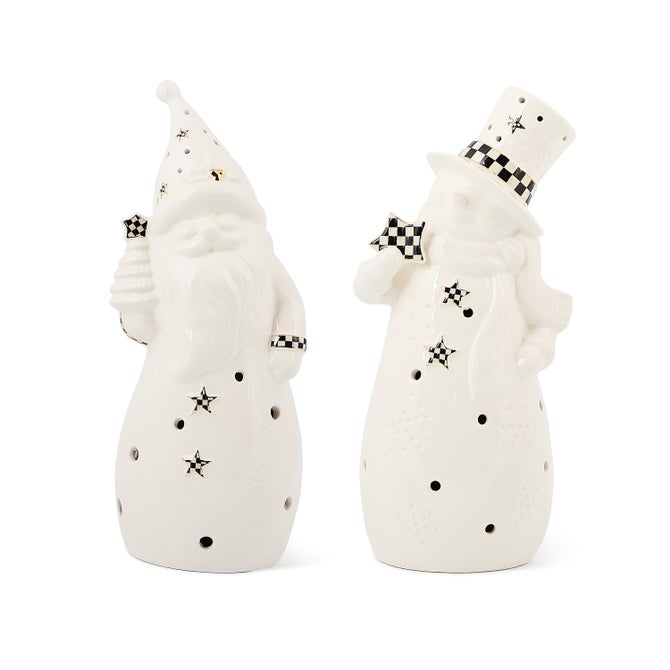 Courtly Noel Illuminated Snowman
