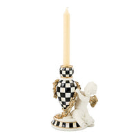 Courtly Noel Sitting Cherub Candle Holder