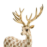 Mocha Check  Deer