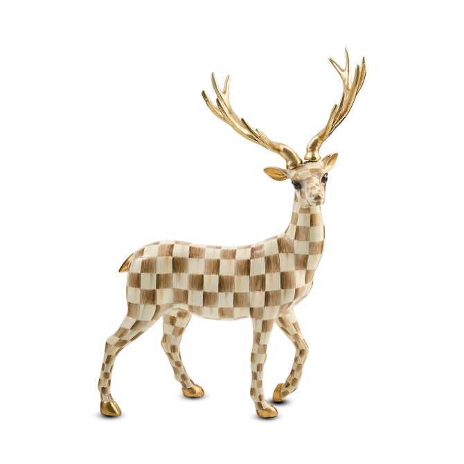 Mocha Check  Deer