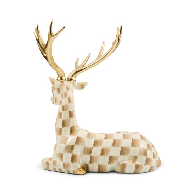 Mocha Check  Deer
