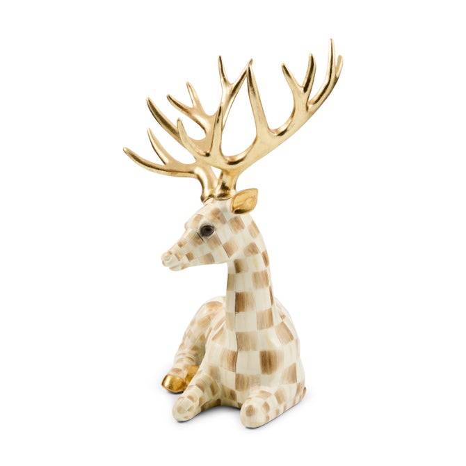 Mocha Check  Deer