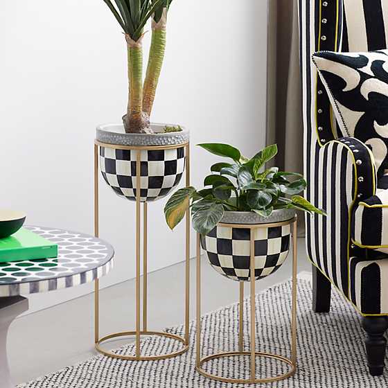 Courtly Check Tall Plant Stand