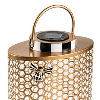 Honeycomb Small Tin Solar Lantern