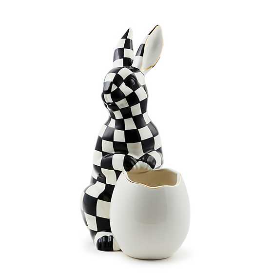 White Rabbit Ceramic Large Bunny Vase