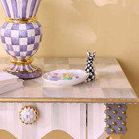 White Rabbit Ceramic Trinket Tray