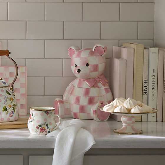 Rosy Bear Cookie Jar