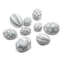 Sterling Eggs, Set of 9