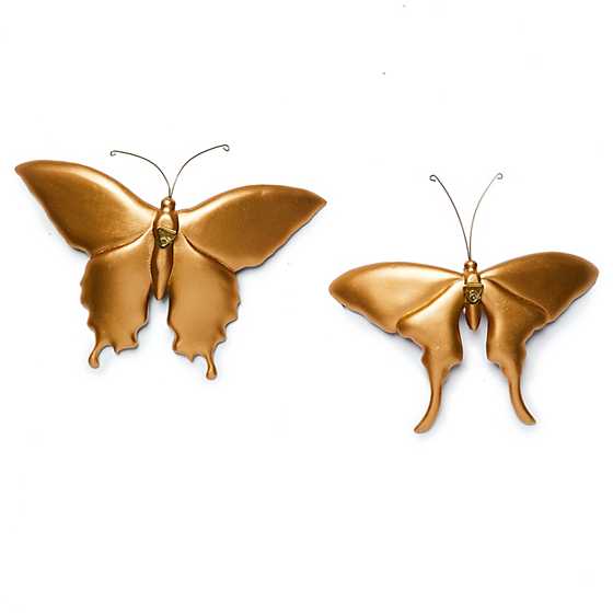 Courtly Check Butterfly Duo Wall Decor