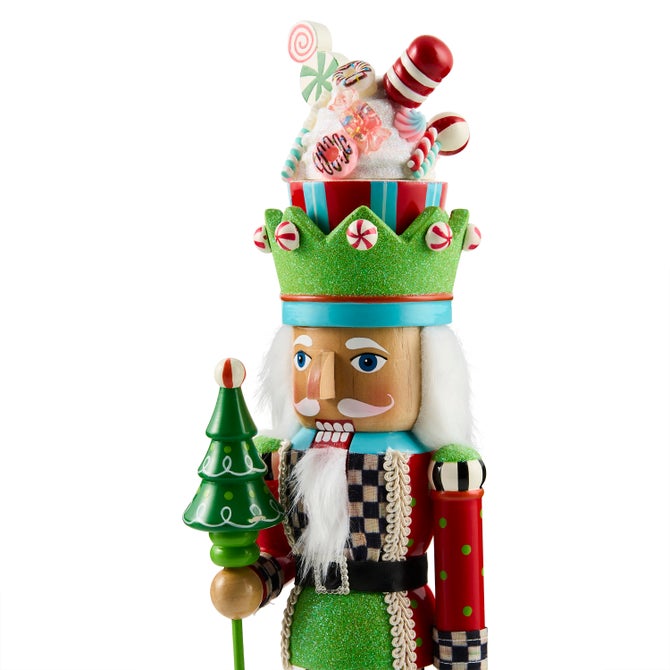 Confetti Christmas Wood Nutcracker