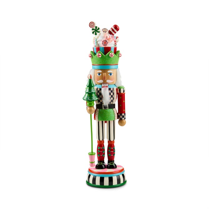 Confetti Christmas Wood Nutcracker