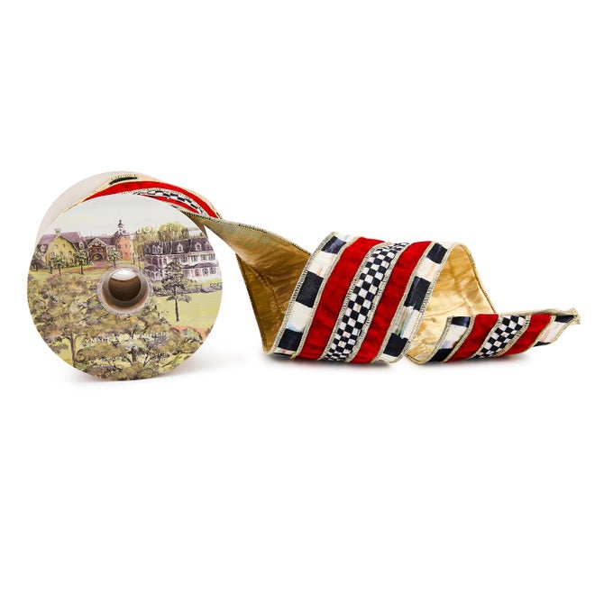 Courtly Regal Red 4" Ribbon