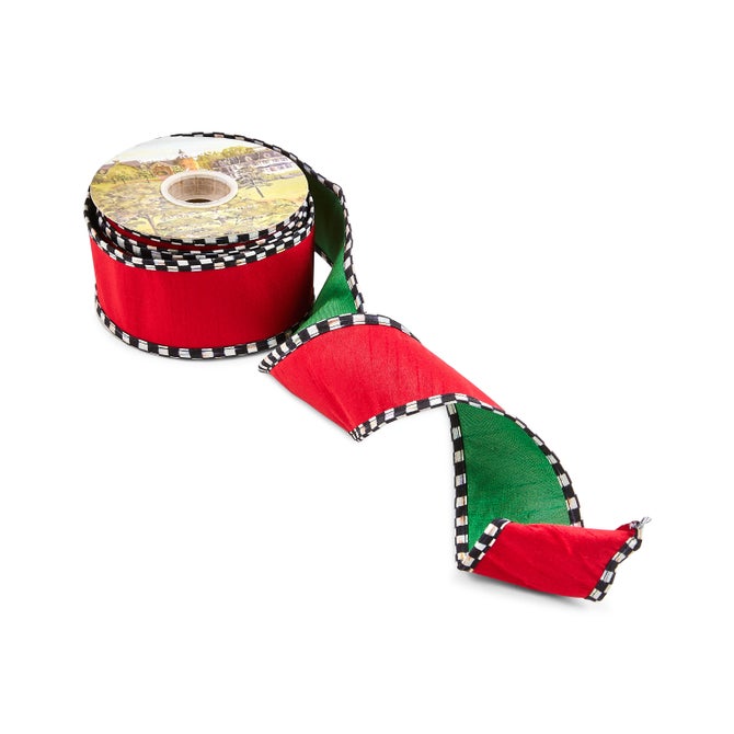 Confetti Red And Green 2.5" Ribbon